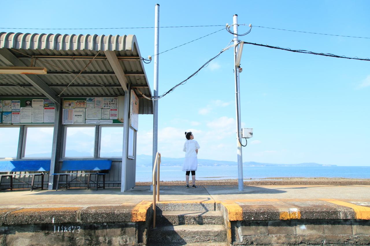 spot２　島原鉄道　古部駅（こべえき）-0