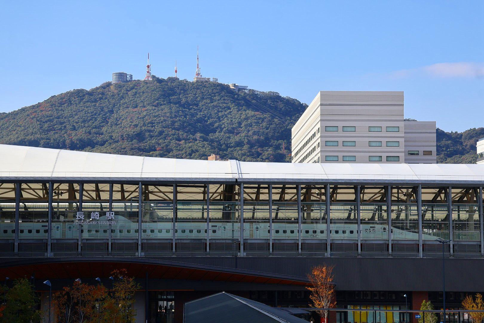 レベル★  初心者向け　長崎駅～稲佐山  バス＋スロープカー-1