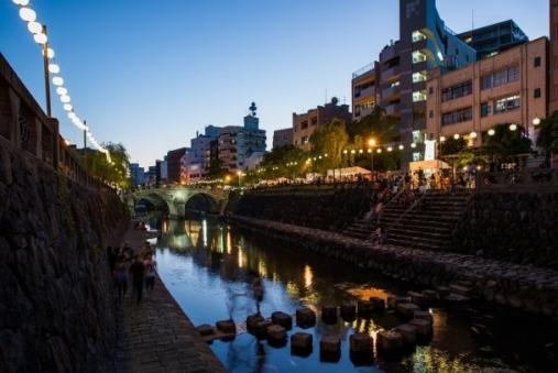 中島川夏風情～長崎夜市-1