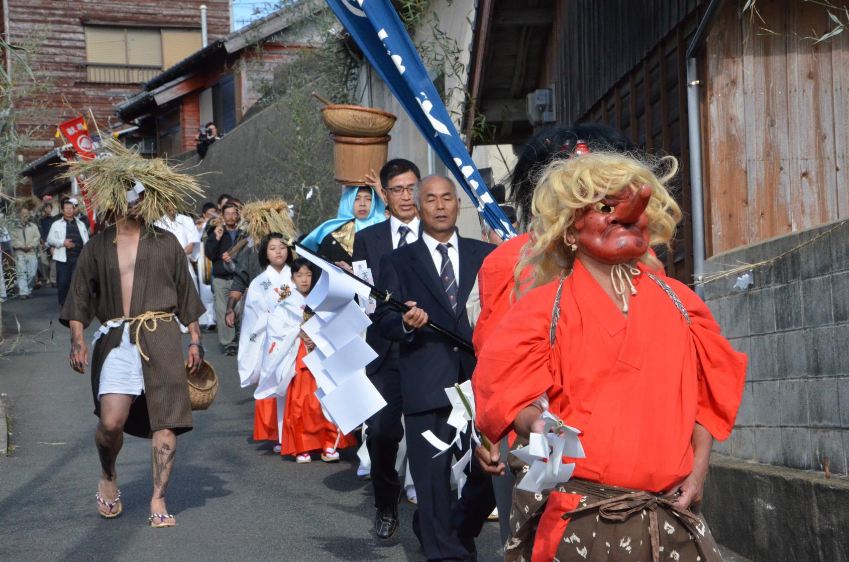 大宝郷の砂打ち（国選択無形民俗文化財）-1